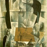 Georges Braque. Mujer con guitarra