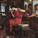 John William Waterhouse. Penélope y los pretendientes. 