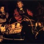 Joseph Wright of Derby. Un filósofo da una lección sobre el planetario de mesa